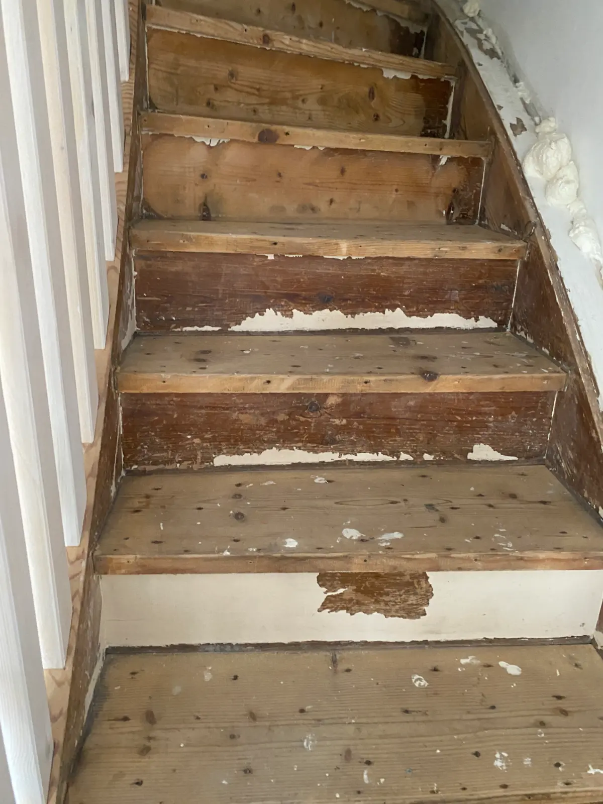 Alte Treppen vorher